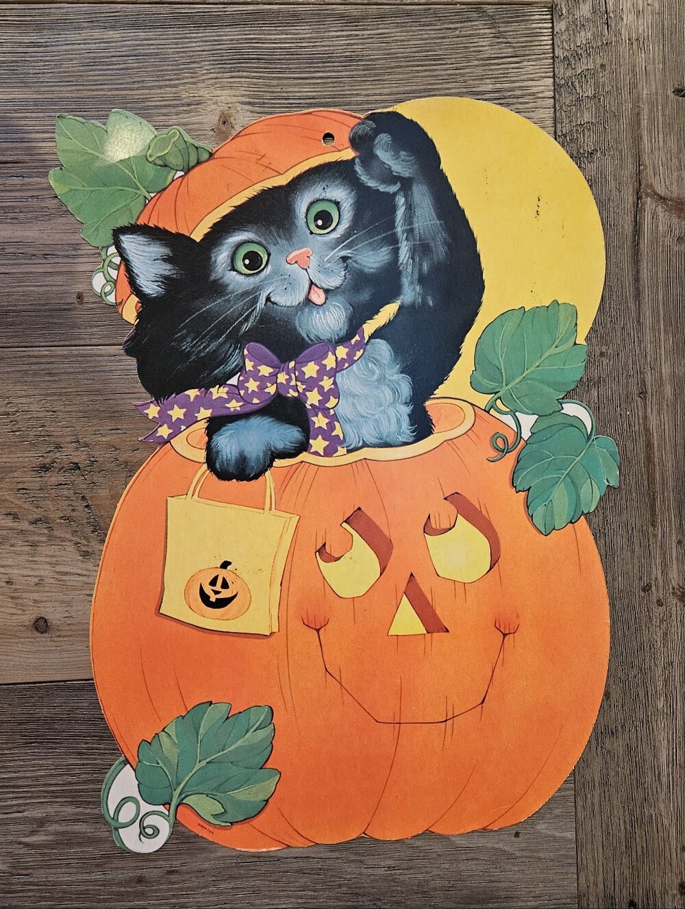 Eureka Halloween Die Cut Black Cat